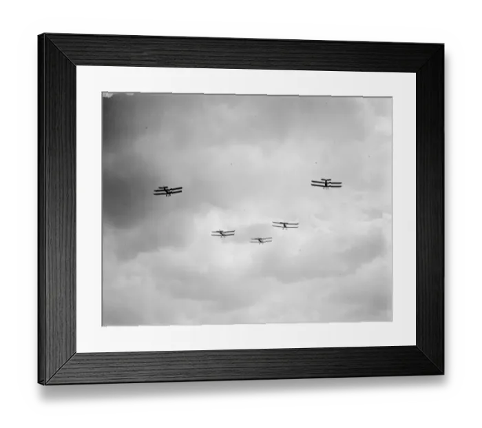 Framed Print : Saturdays Great Air Force Pageant at Hendon Bristol fighters flying in formation 2 Framed Print : Saturdays Great Air Force Pageant at Hendon Bristol fighters flying in formation 2
