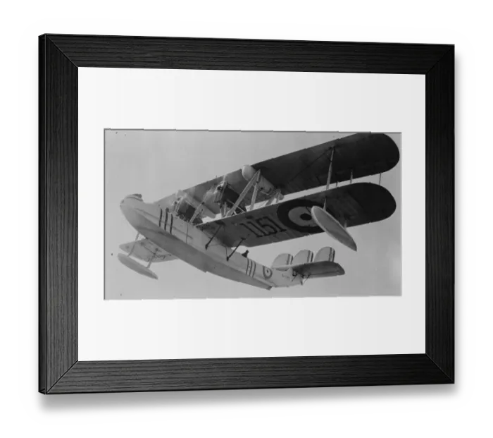 Framed Print : Flying boat. Ex Kings flight from his capital. The Vickers Victoria about to Framed Print : Flying boat. Ex Kings flight from his capital. The Vickers Victoria about to