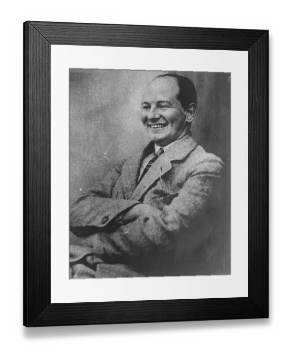 Framed Print : Fokker In England Fokker the famous Dutch aircraft inventor, who has just arrived in England Framed Print : Fokker In England Fokker the famous Dutch aircraft inventor, who has just arrived in England