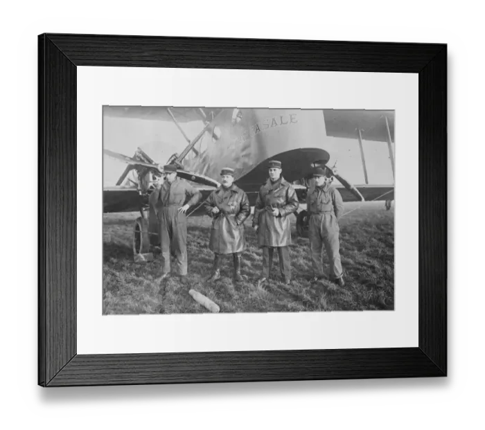 Framed Print : French Planes prepare for flight to Lake Chad Four leading French airman start Framed Print : French Planes prepare for flight to Lake Chad Four leading French airman start