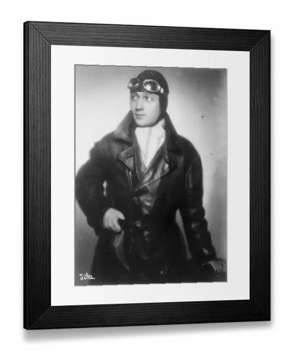 Framed Print : Well known aviator said to be most smartly dressed man in France. M Pierre Play Framed Print : Well known aviator said to be most smartly dressed man in France. M Pierre Play