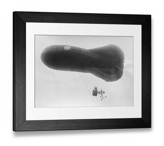 Framed Print : Testing a motorless Helicopter Testing the Damblanc motorless Helicopter at St Cyr