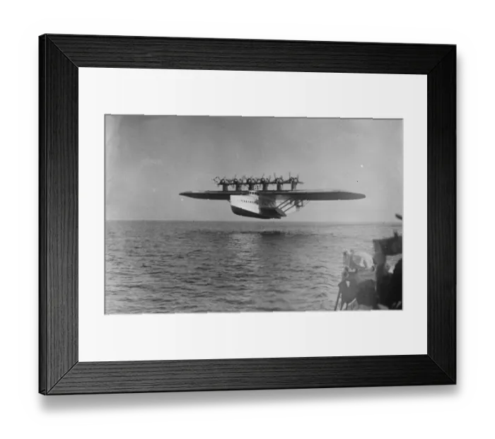 Framed Print : Dornier Do X the largest, heaviest, and most powerful flying boat in the world