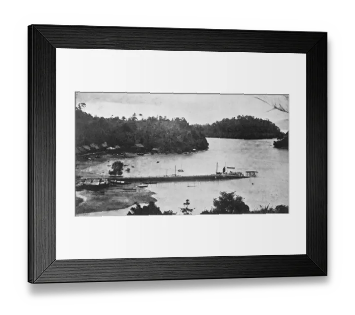 Framed Print : Where Cobham landed. No news has been received of Mr Alan Cobham, the airman Framed Print : Where Cobham landed. No news has been received of Mr Alan Cobham, the airman