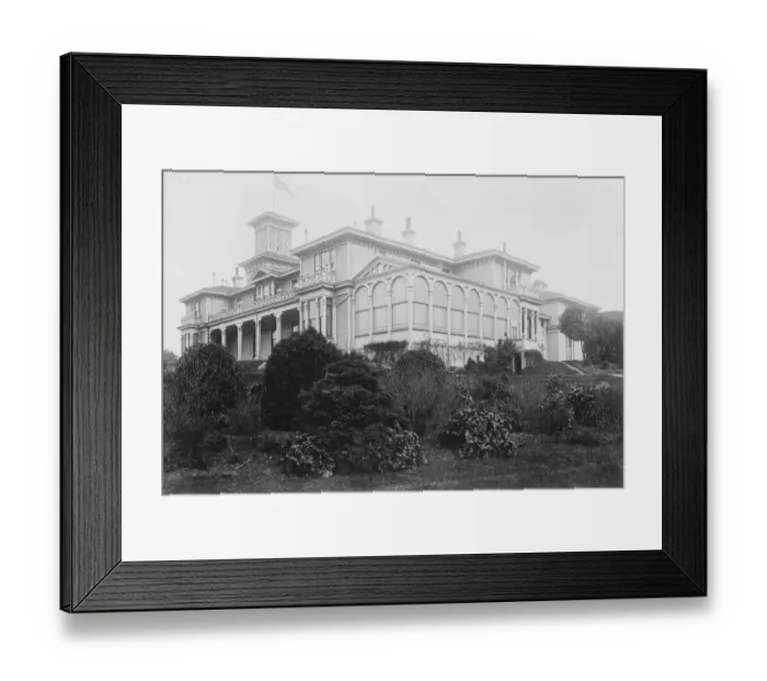Framed Print : New Zealand. Wellington, Government House. 21 February 1927 Framed Print : New Zealand. Wellington, Government House. 21 February 1927
