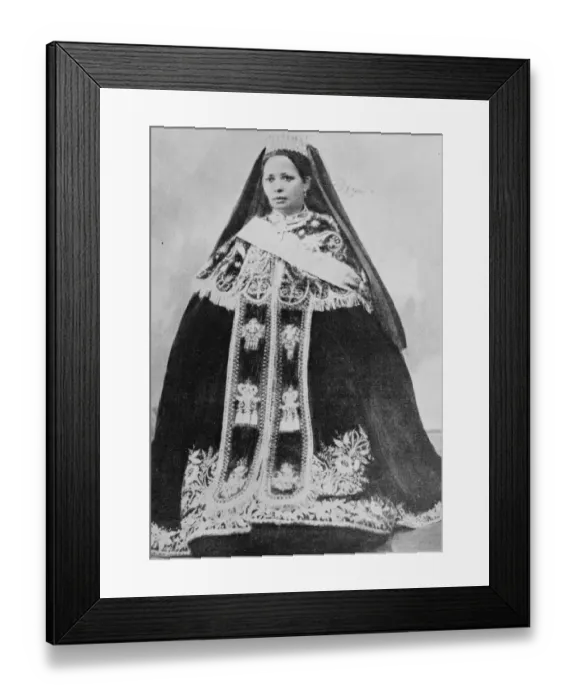 Framed Print : The Empress Zauditu Ruler of Ethopia 17 July 1923 Framed Print : The Empress Zauditu Ruler of Ethopia 17 July 1923