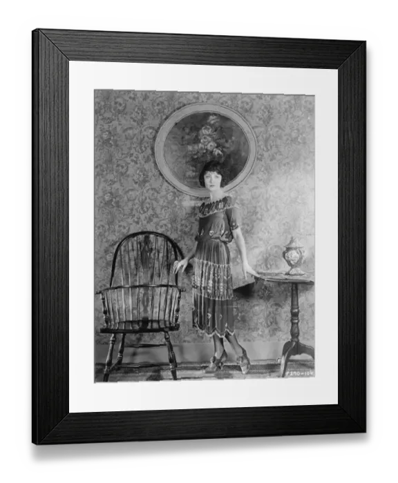 Framed Print : Film stars. Betty Compson