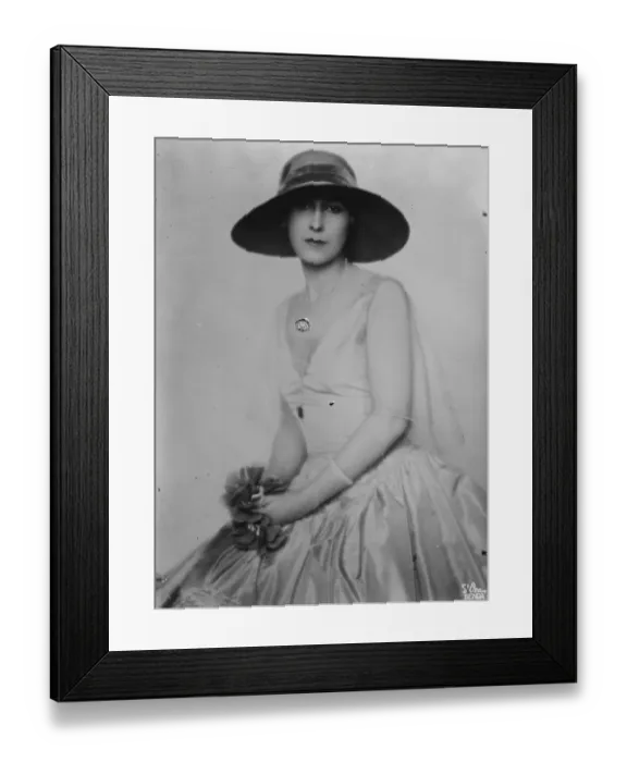 Framed Print : A Premiers wife as a dramatist. Countess Margit Bethlen, wife of the Hungarian Framed Print : A Premiers wife as a dramatist. Countess Margit Bethlen, wife of the Hungarian