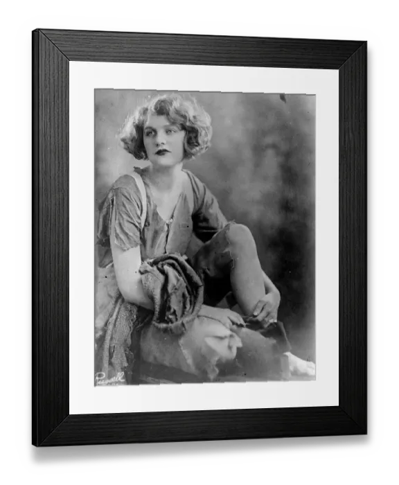 Framed Print : Stage and Film Romance Fern Oakley Of Toronto one of the most charming members of