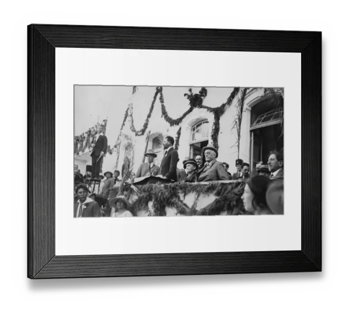 Framed Print : Lord Balfours reception at Tel Aviv, Palestine. Dr Bogarchow, Principal of Framed Print : Lord Balfours reception at Tel Aviv, Palestine. Dr Bogarchow, Principal of