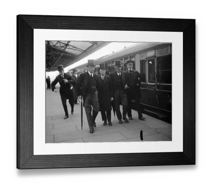 Framed Print : Labour Ministers receive seals of office. Mr Ramsay Macdonald, Mr J R Clynes Framed Print : Labour Ministers receive seals of office. Mr Ramsay Macdonald, Mr J R Clynes