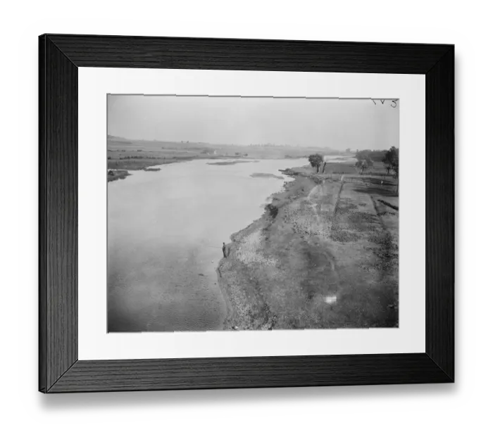 Framed Print : Warsaw A view of the Bzura 35 miles to the west of Warsaw, the scene of tremendous Framed Print : Warsaw A view of the Bzura 35 miles to the west of Warsaw, the scene of tremendous