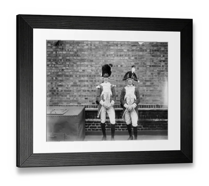Framed Print : The Kings Guard in 1790 Ceremonial display by brigade of guards at forthcoming royal