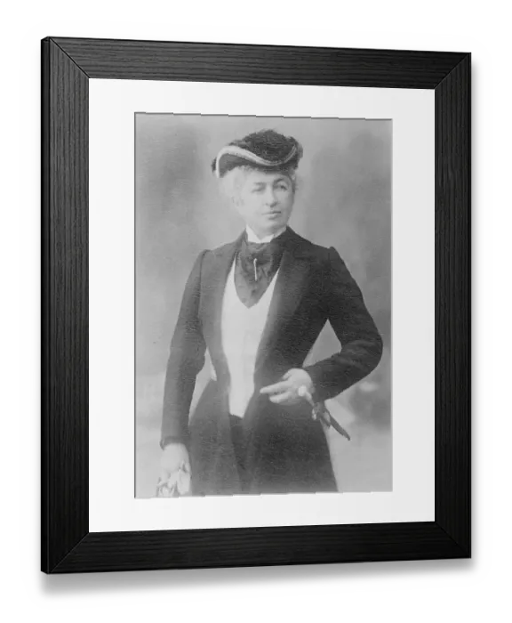 Framed Print : Frances Grand Old Sportswoman The Duchess D Uzes the blessing of whose hounds Framed Print : Frances Grand Old Sportswoman The Duchess D Uzes the blessing of whose hounds
