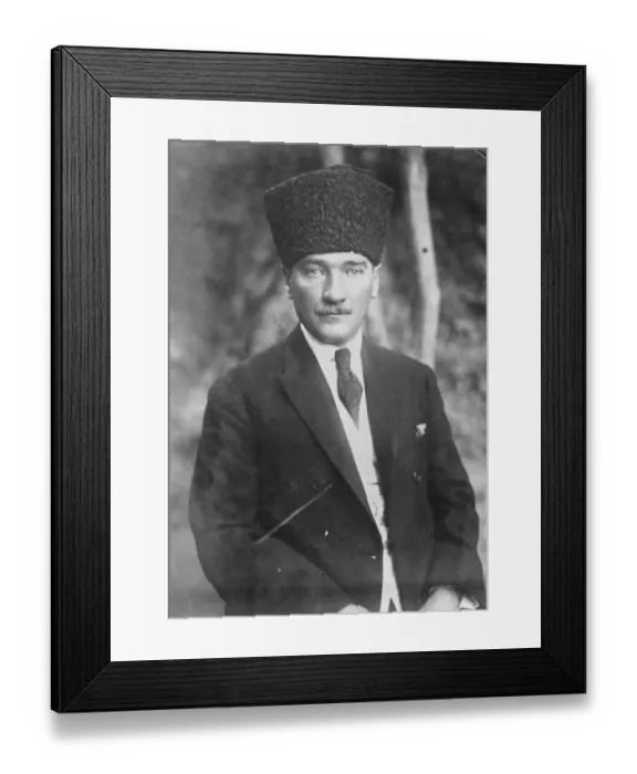 Framed Print : Mustapha Kemal Pasha. 9 May 1927 Framed Print : Mustapha Kemal Pasha. 9 May 1927