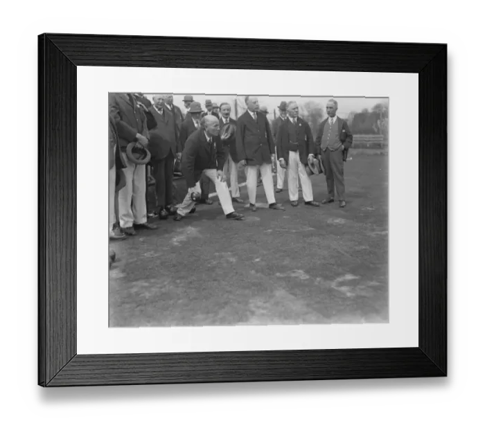 Framed Print : Lord Rosebery Opens Bowling Green at Epsom and Ewell in Surrey, England Mr W G Thomas Framed Print : Lord Rosebery Opens Bowling Green at Epsom and Ewell in Surrey, England Mr W G Thomas