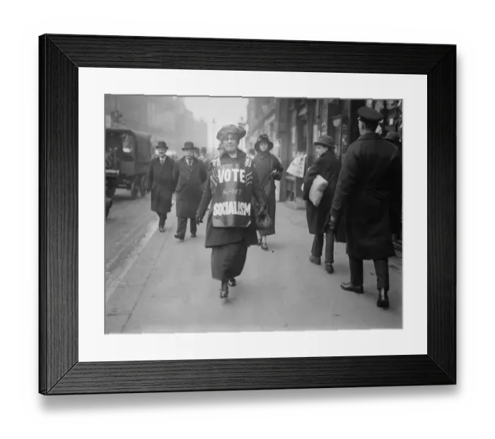 Framed Print : The LCC Elections, A Canvassers Poster Walk Mrs M Cunningham an author, who Framed Print : The LCC Elections, A Canvassers Poster Walk Mrs M Cunningham an author, who