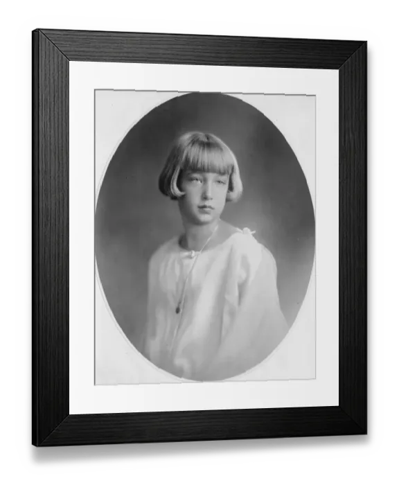 Framed Print : Princess Jeanne of Bourbon Parma, third daughter of Prince Elie of Bourbon Parma Framed Print : Princess Jeanne of Bourbon Parma, third daughter of Prince Elie of Bourbon Parma