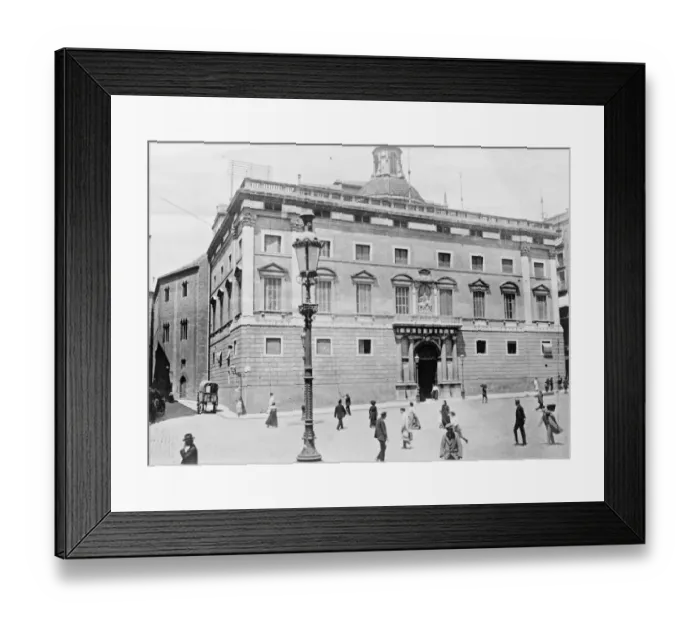 Framed Print : Barcelona. Palace of the Provincial Parliament. 13 September 1923 Framed Print : Barcelona. Palace of the Provincial Parliament. 13 September 1923