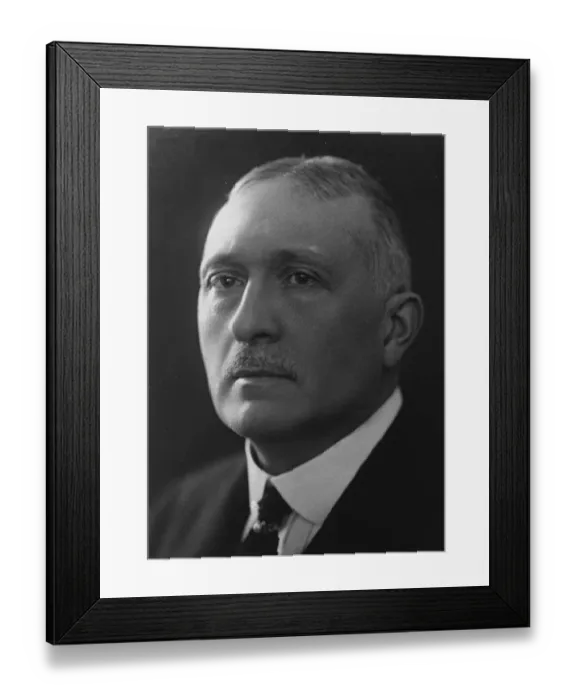 Framed Print : M Viviani, whose breakdown in health prevents him continuing as representative of Framed Print : M Viviani, whose breakdown in health prevents him continuing as representative of