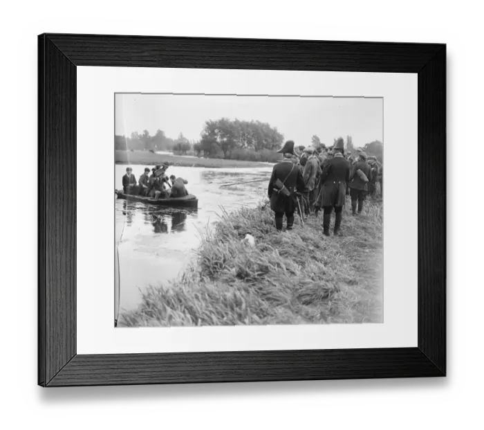 Framed Print : Bumping the Bounds at Canterbury The beaters crossing the river in a punt 25 September Framed Print : Bumping the Bounds at Canterbury The beaters crossing the river in a punt 25 September