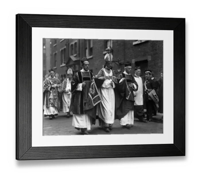 Framed Print : The first Anglo - Catholic Congress. The Bishop of Atlanta, with the Reverends E A Morgan Framed Print : The first Anglo - Catholic Congress. The Bishop of Atlanta, with the Reverends E A Morgan