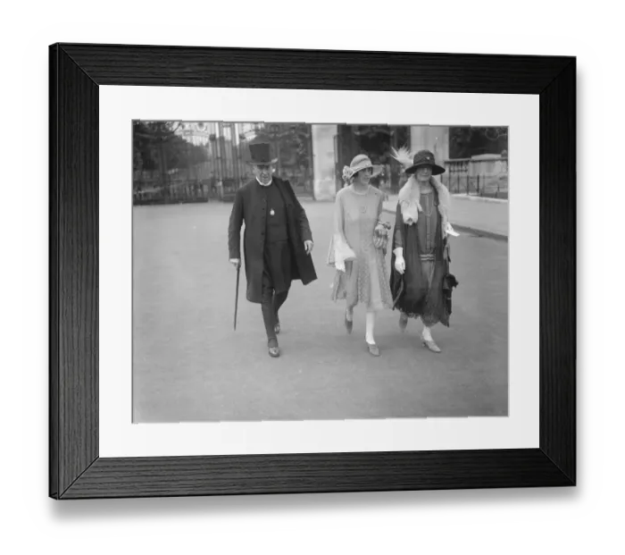 Framed Print : Royal garden party at Buckingham palace. Archdeacon Chichester, Lady Thomas Framed Print : Royal garden party at Buckingham palace. Archdeacon Chichester, Lady Thomas