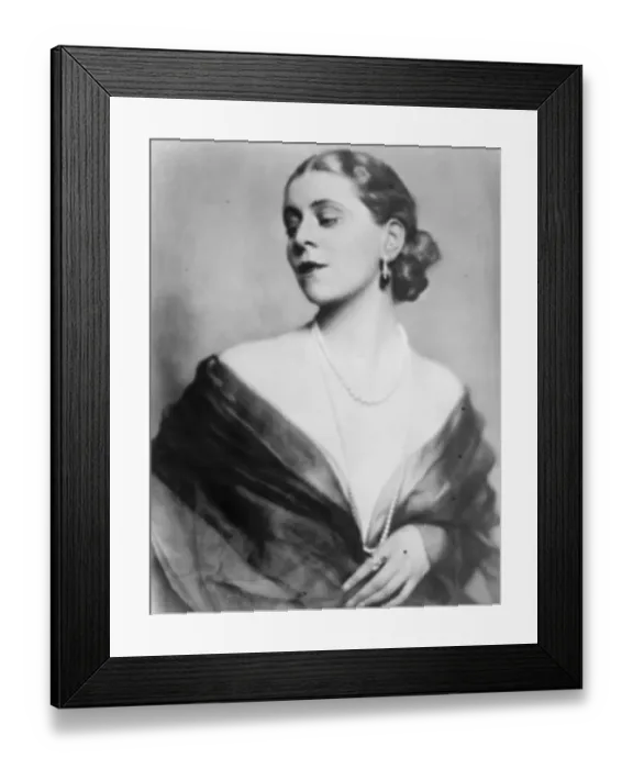 Framed Print : Title woman who bared her back for charity. The Baroness Lucy Kieselhauren, generally Framed Print : Title woman who bared her back for charity. The Baroness Lucy Kieselhauren, generally