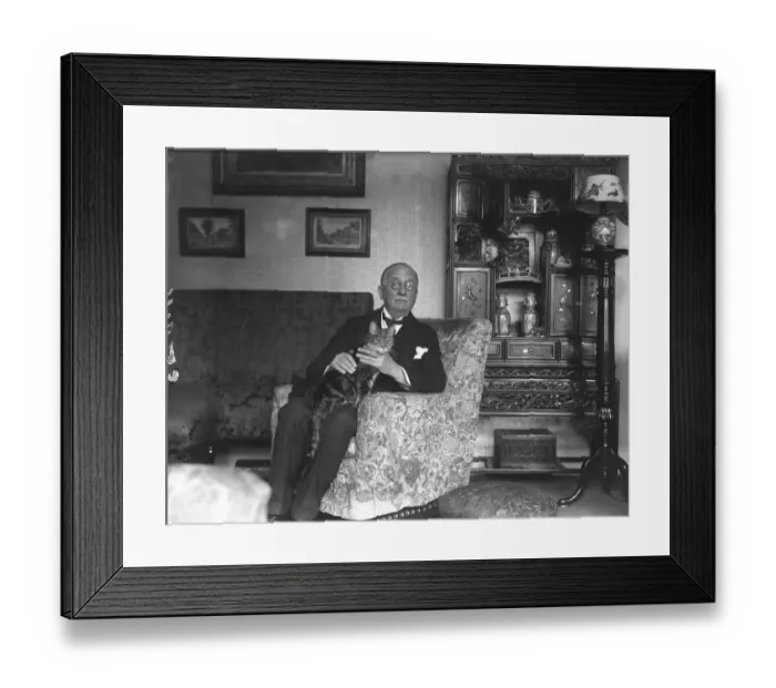 Framed Print : Sir Frederick Bridge, conductor and organist, at his home, Little Cloisters Framed Print : Sir Frederick Bridge, conductor and organist, at his home, Little Cloisters