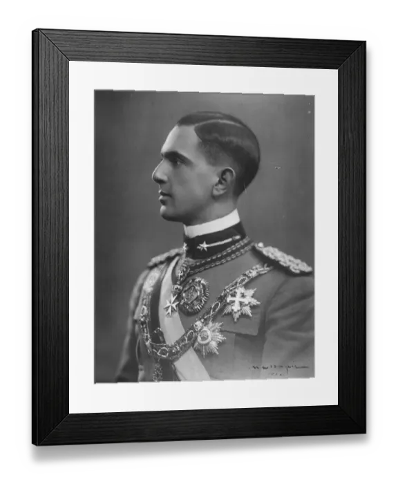 Framed Print : Crown Prince of Italy 8 May 1926