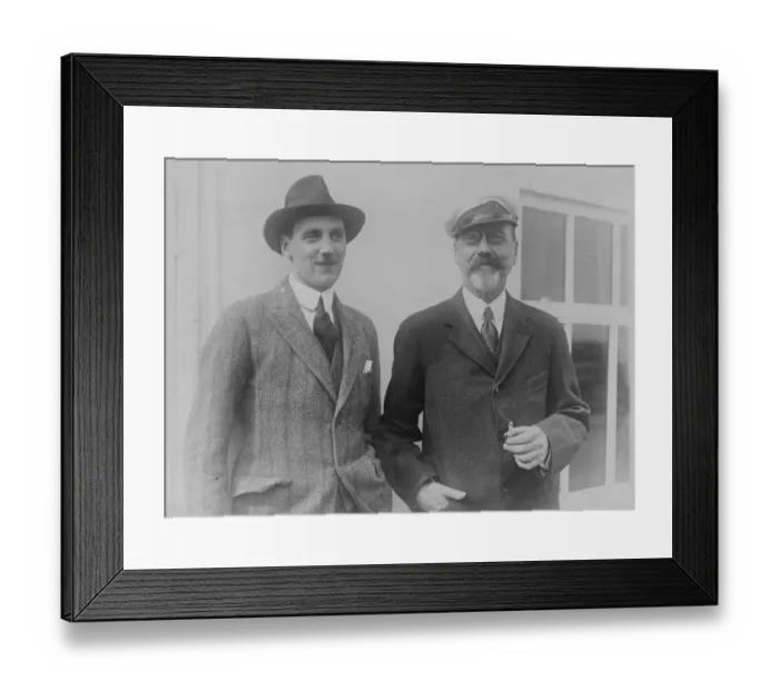 Framed Print : Prince Valdemar and Prince Viggo of Denmark 1925