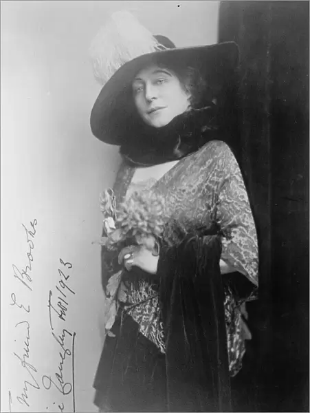 Lady De Bathe ( Lillie Langtry ) 12 February 1923