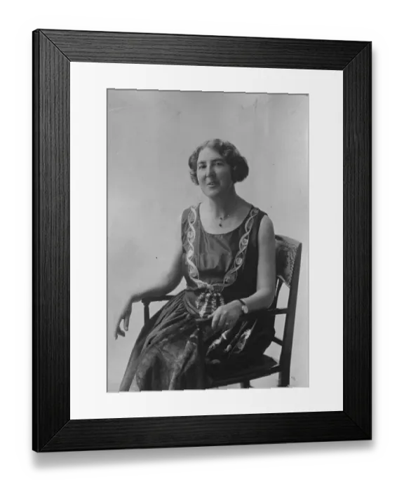 Framed Print : Wife of the ex - speaker. Mrs J M Whitley, wife of the ex - speaker. 5 September Framed Print : Wife of the ex - speaker. Mrs J M Whitley, wife of the ex - speaker. 5 September