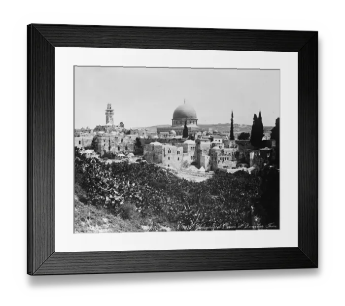 Framed Print : Mosque of Omar, Jerusalem. September 1929 Framed Print : Mosque of Omar, Jerusalem. September 1929