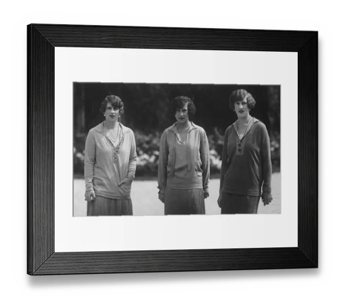 Framed Print : Three charming Princesses Princess Helen of Greece and Denmark The ex Crown Framed Print : Three charming Princesses Princess Helen of Greece and Denmark The ex Crown
