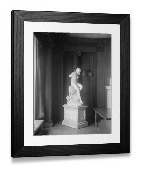 Framed Print : Wonderful new palace of the LCC to be opened by the King next Monday. The statue of Eve Framed Print : Wonderful new palace of the LCC to be opened by the King next Monday. The statue of Eve