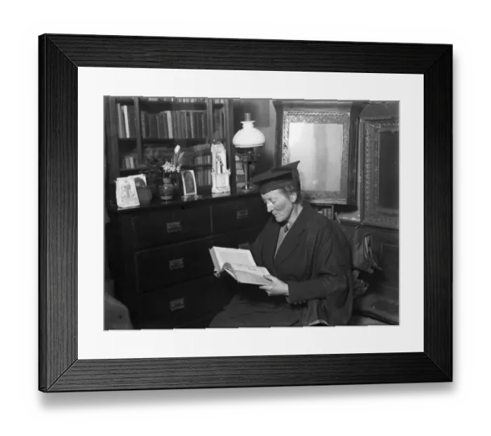 Framed Print : Miss Mary C Collins, the first woman pastor of the North Bow Congregational Church Framed Print : Miss Mary C Collins, the first woman pastor of the North Bow Congregational Church
