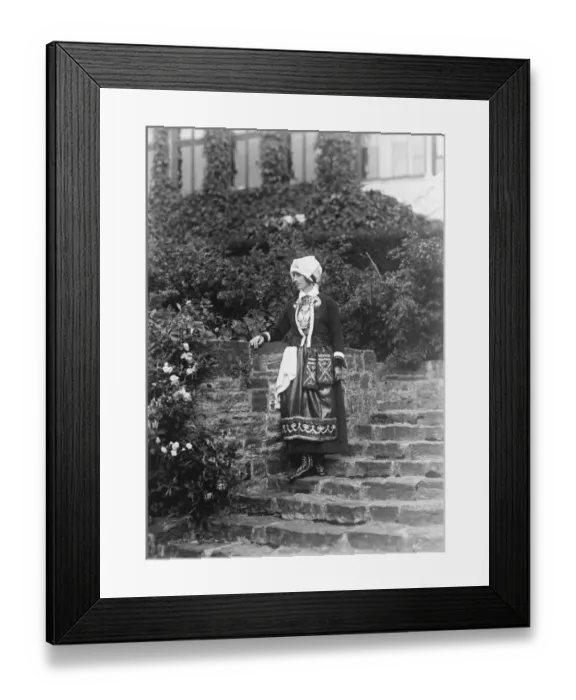 Framed Print : Swedens Future Queen in National Dress. The Crown Princess of Sweden, formerly Framed Print : Swedens Future Queen in National Dress. The Crown Princess of Sweden, formerly