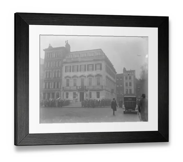 Framed Print : Prince of Wales opens new premises of auctioneers and estate agents institute Framed Print : Prince of Wales opens new premises of auctioneers and estate agents institute