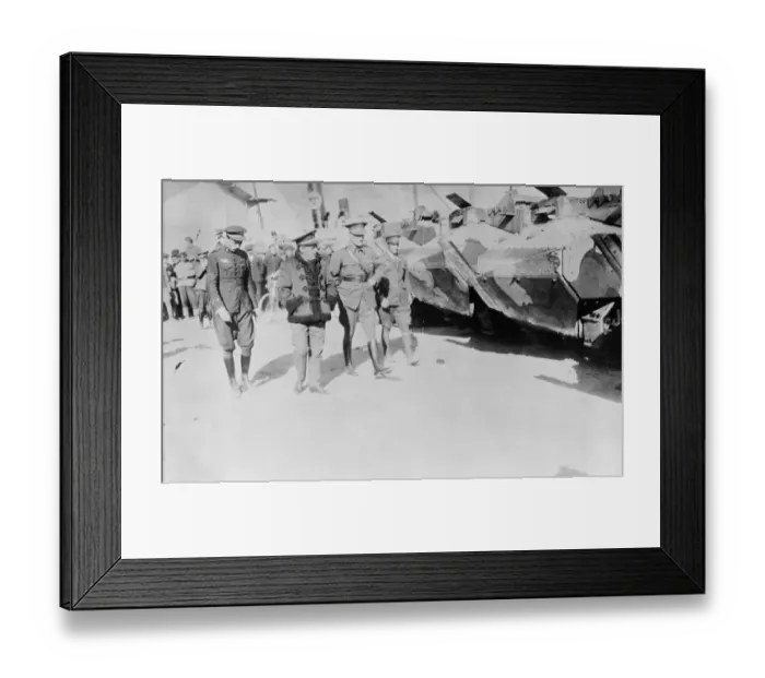 Framed Print : Takns at Melilla General Sanjurjo as Spanish General at Malilla is seen with his adjutant Framed Print : Takns at Melilla General Sanjurjo as Spanish General at Malilla is seen with his adjutant