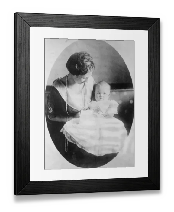 Framed Print : Ex Kaisers Youngest Grandchild The Duchess of Brunswick ( the new Kaisers only Framed Print : Ex Kaisers Youngest Grandchild The Duchess of Brunswick ( the new Kaisers only