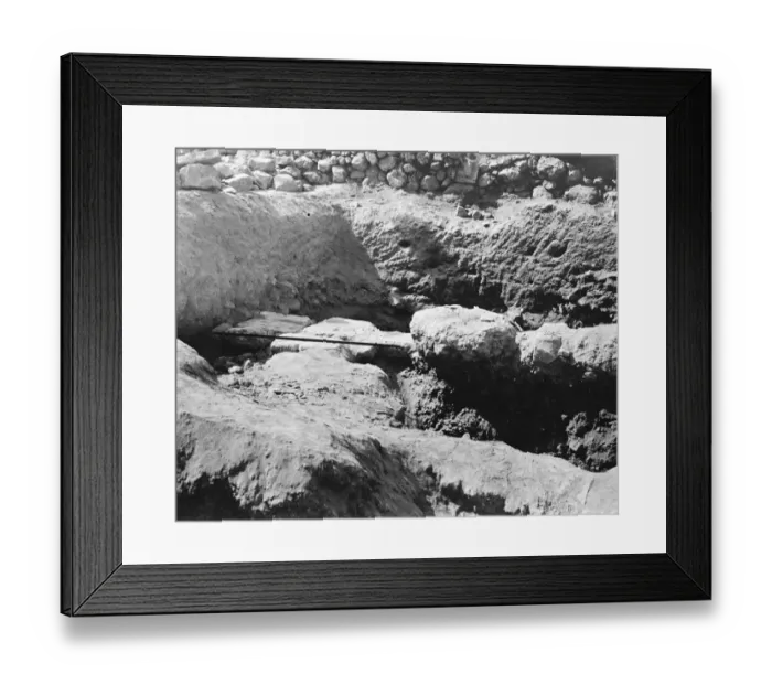 Framed Print : Doorway of a Byzantine house from the Palestine excavation 1924 Framed Print : Doorway of a Byzantine house from the Palestine excavation 1924
