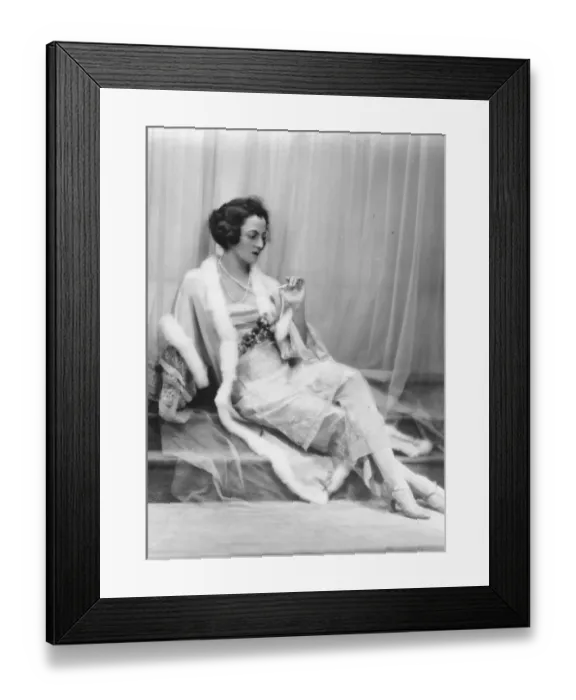 Framed Print : Miss Elsie Janis, the well known American actress. 1 February 1928