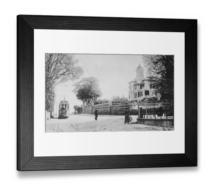 Framed Print : Denmark. Klampenborg - The Villa Hvidore. This is Queen Alexandras Danish home Framed Print : Denmark. Klampenborg - The Villa Hvidore. This is Queen Alexandras Danish home