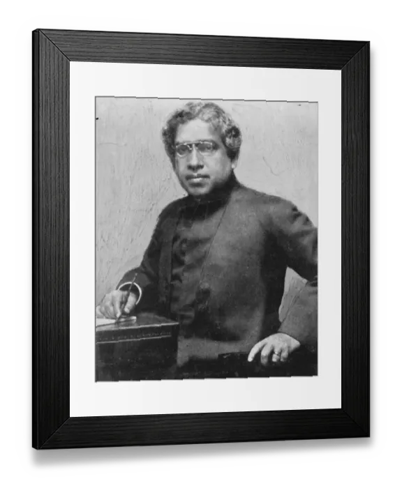 Framed Print : Sir Jagadish Chandra Bose. 19 June 1926 Framed Print : Sir Jagadish Chandra Bose. 19 June 1926