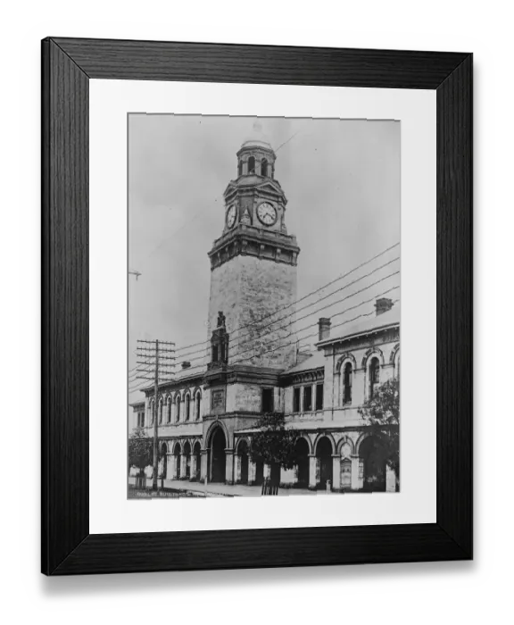 Framed Print : Kalgoorie, Western Australia The public buildings April 1920 Framed Print : Kalgoorie, Western Australia The public buildings April 1920