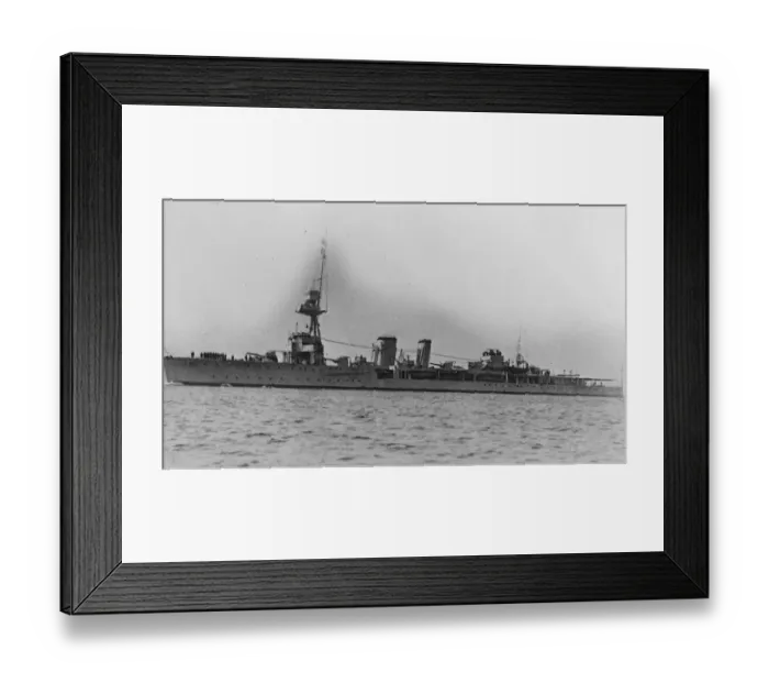 Framed Print : HMS Caradoc a C-class light cruiser 18 December 1926 Framed Print : HMS Caradoc a C-class light cruiser 18 December 1926