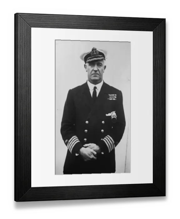 Framed Print : A new naval appointment. Rear - Admiral Berwick Curtis, CB, CMG, DSO, appointed Framed Print : A new naval appointment. Rear - Admiral Berwick Curtis, CB, CMG, DSO, appointed