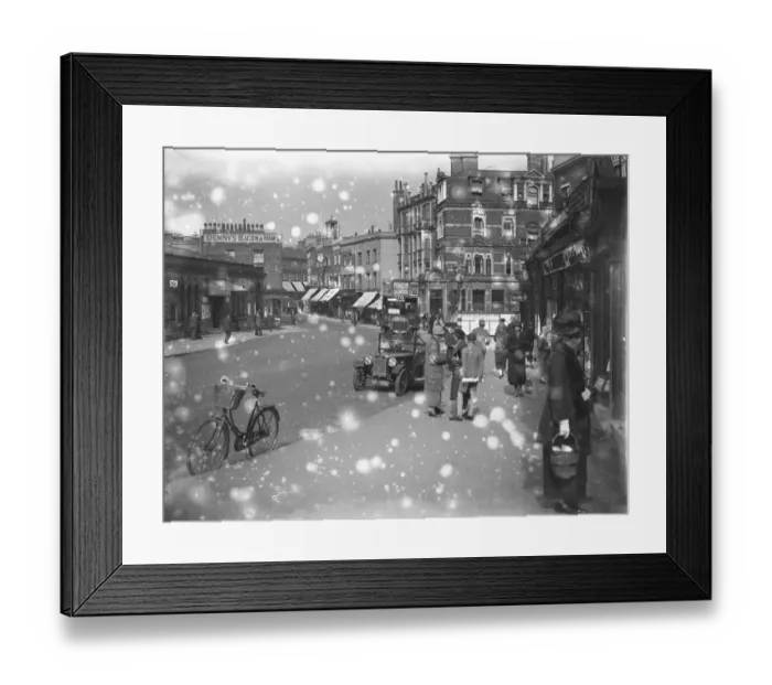 Framed Print : Southern Railway Station and shops ( Blackheath Village ) Tranquil Vale, Blackheath Framed Print : Southern Railway Station and shops ( Blackheath Village ) Tranquil Vale, Blackheath