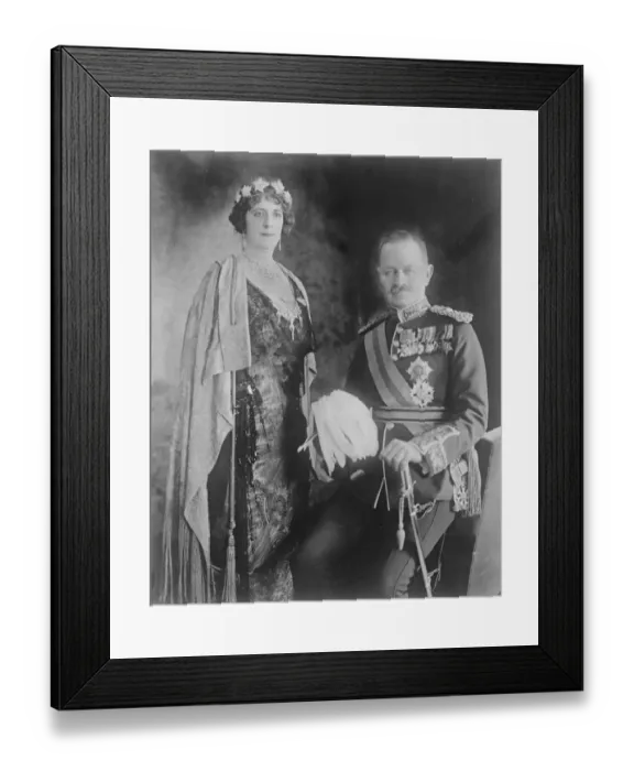 Framed Print : The Governor General of Canada and His Wife A new photograph which reached London today Framed Print : The Governor General of Canada and His Wife A new photograph which reached London today